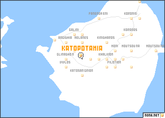 map of Káto Potamiá