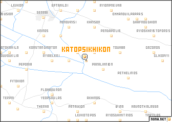 map of Káto Psikhikón