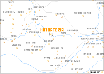 map of Káto Pteriá