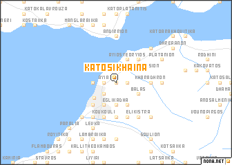 map of Káto Sikhainá