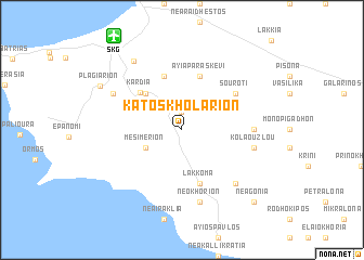 map of Káto Skholárion