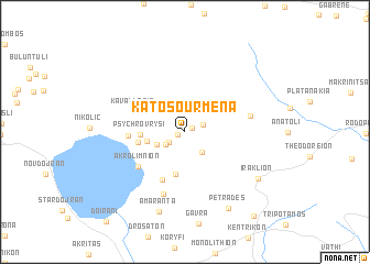 map of Káto Soúrmena