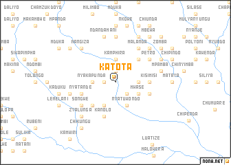 map of Katota