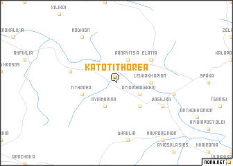 map of Káto Tithoréa