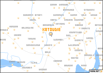 map of Katoudié