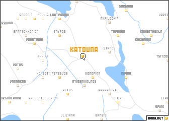 map of Katoúna