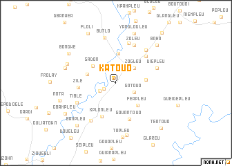 map of Katouo