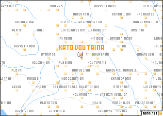 map of Káto Voútaina