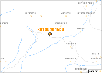 map of Káto Vrondoú