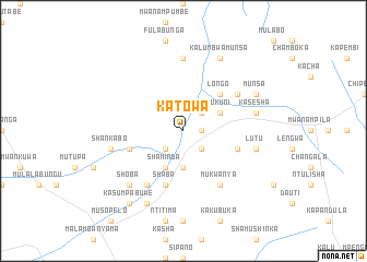 map of Katowa