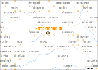 map of Káto Yiannaíoi