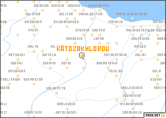 map of Káto Zakhloroú