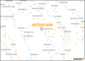 map of Káto Zotikón