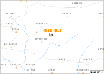 map of Katrancı