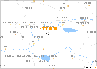 map of Katriņas