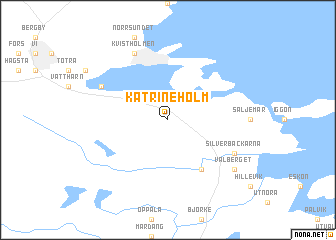 map of Katrineholm