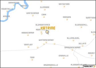 map of Katrine