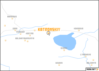 map of Katromskiy