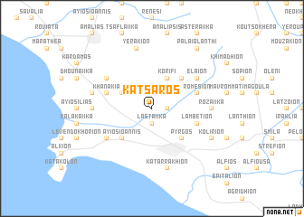 map of Katsarós