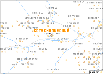 map of Katsch an der Mur