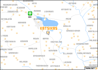 map of Katsikás