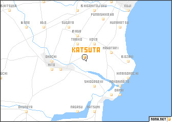 map of Katsuta