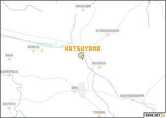 map of Katsuyama