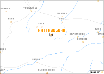 map of Katta-Bogdan