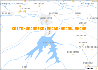 map of Kattakurganskoye Vodokhranilishche