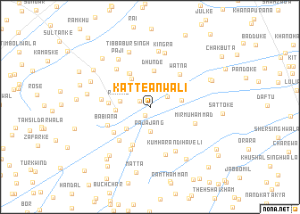 map of Katteānwāli