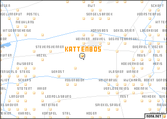 map of Kattenbos