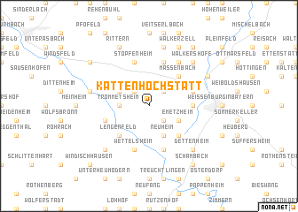 map of Kattenhochstatt