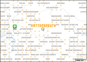 map of Kattersreuth