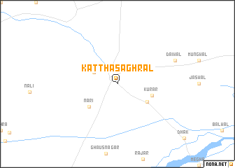 map of Kattha Saghrāl
