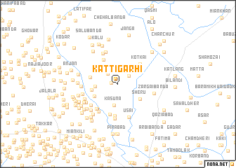 map of Katti Garhi