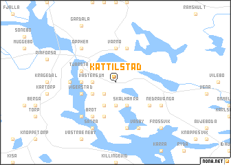 map of Kättilstad