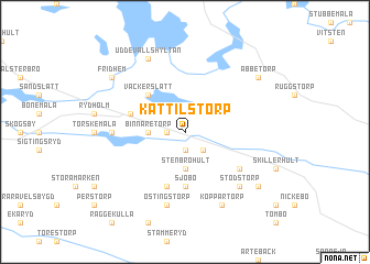 map of Kättilstorp