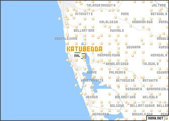 map of Katubedda