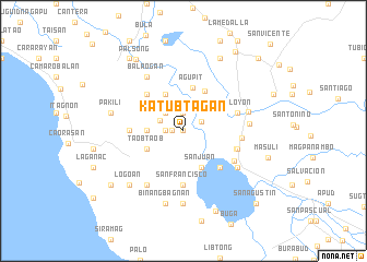 map of Katubtagan