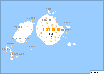 map of Katubuh