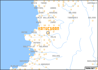 map of Katucdaan