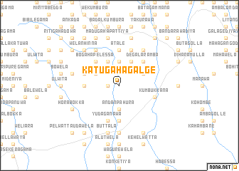 map of Katugahagalge