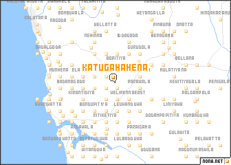 map of Katugahahena