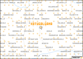 map of Katugalgama