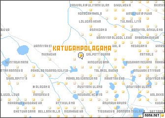 map of Katugampolagama