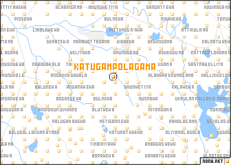 map of Katugampolagama