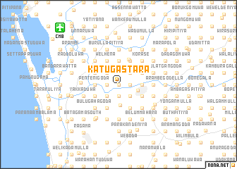 map of Katugastara