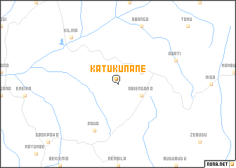 map of Katukunane