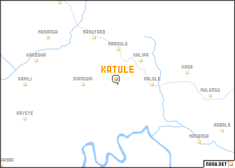map of Katule