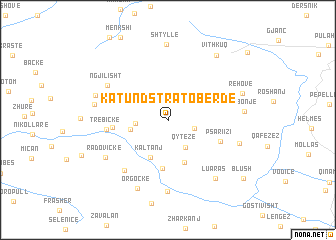 map of Katund-Stratobërdë